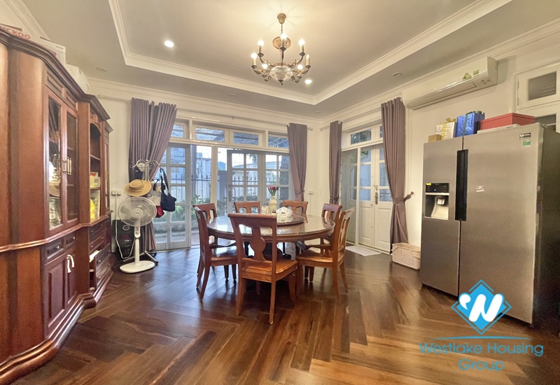 Large house for rent in D block, Tay Ho, Hanoi